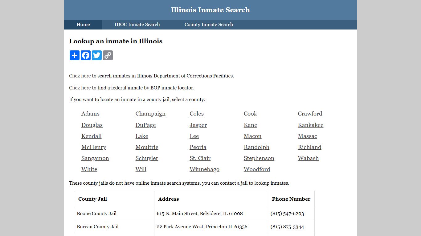 Kankakee County Inmate Search