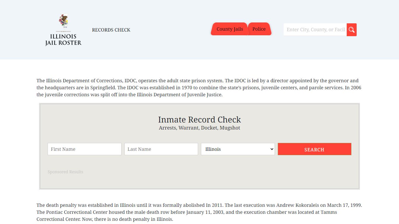 Kankakee County Jail | Jail Roster Search